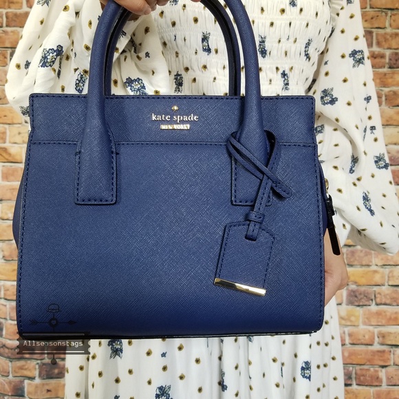 Cameron street MINI candace ocean blue satchel - Picture 2 of 7